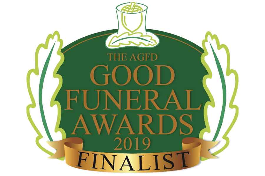 Good Funeral Awards 2019 finalist badge