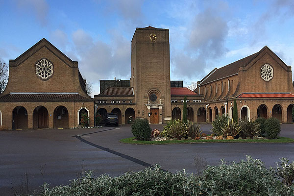 South West Middlesex Crematorium showing both chapels